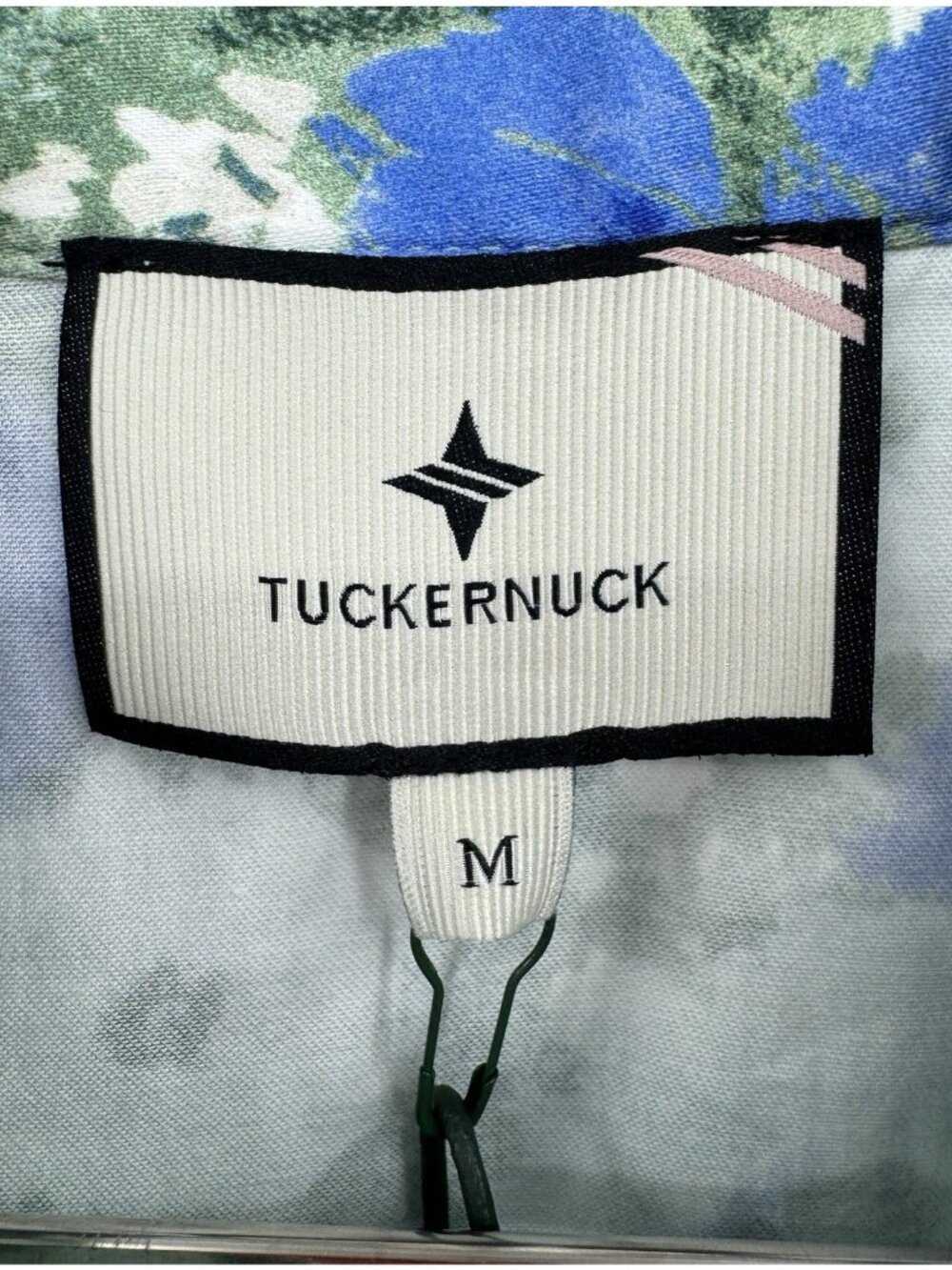 Tuckernuck Jardin de Fleurs Sleeveless Royal Shirt Dress sz M Watercolor Floral - Picture 3 of 6